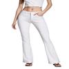 Hybrid & Company Womens Hyper Ultra Stretch Comfy Boot Cut Leg Flare Work Casual Pants P44879BL White M view 2