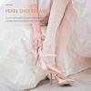 Holibanna Detachable Elastic Shoe Straps for High Heels with Pearl Decoration Ankle Bands to Secure Loose Shoes and Prevent Slippage Comfortable Shoe Accessory for Women view 4