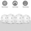 Adwikoso 100pcs 42mm Plastic Golf Balls for Indoor Outdoor Training with 2 Golf Ball Tees view 3