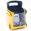 Ezindraw Valet Tray, Key Bowl for Entryway Table with Transparent Window, Small Decorative Holder Basket for Keys, Watches, Coins, Catchall Storage Organizer for Nightstand, Dresser, Yellow/Navy Blue view 1