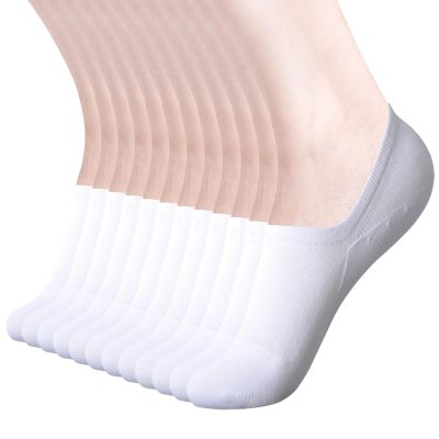 DIBAOLONG Womens No Show Socks Non Slip Flat Boat Line Low Cut Socks 12 Pairs