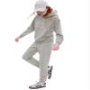 GAP Womens Oversized Logo Fleece Joggers Light Heather Grey XXL view 1