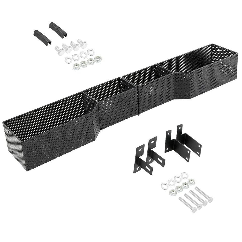 XUANYUDG0769 Golf Cart Front Inner Basket Mesh Storage Tray Organizer for EZGO TXT(1994 up) & RXV Extended Additional Storage for Golf Carts