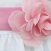 Nikiikoo Kids Girls Wedding Party Rose Bowknot Petals Flower Girl Dress Princess Pageant Bridesmaid Ball Gown Pink 4 Years view 4