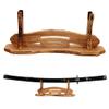 BiJun Sword Stand Katana Holder, Samurai Sword Hanger Display Katana Stand Lightsaber Holder Rack Wall Mounted Hook for Katana Wakizashi Tanto Support All Swords (1 Tier) view 1