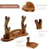 BiJun Sword Stand Katana Holder, Samurai Sword Hanger Display Katana Stand Lightsaber Holder Rack Wall Mounted Hook for Katana Wakizashi Tanto Support All Swords (1 Tier) view 4