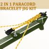 BBTO Paracord Bracelet Kit with Adjustable Length Paracord Jig, Stainless Steel Stitching Set, Army Green view 4