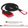 Boncas Paddle Leash Stretchable Kayak Paddle Coiled Leash for Kayak and SUP Paddles, Fishing Poles Rods 4 Pack view 2