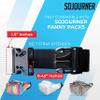 Fanny Pack Extender Belt Bag Adjustable Strap Buckle Waist Extender - ONLY COMPATIBLE WITH SOJOURNER FANNY PACKS view 3