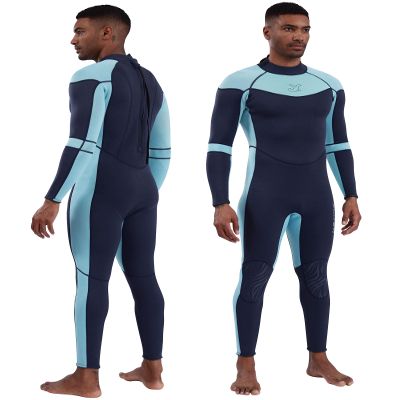 XUKER Men Wetsuit 3mm, Neoprene Wet Suits Back Zip in Cold Water Full Body Dive Suit for Diving Snorkeling Surfing Swimming Canoeing, X-Small