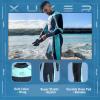 XUKER Men Wetsuit 3mm, Neoprene Wet Suits Back Zip in Cold Water Full Body Dive Suit for Diving Snorkeling Surfing Swimming Canoeing, X-Small view 4