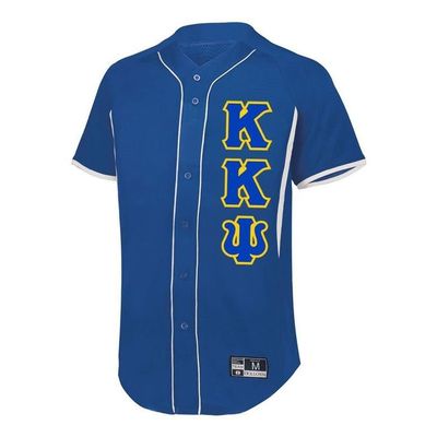 Kappa Kappa Psi Lettered Baseball Jersey Small Royal/White