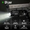 QR-Laser 1200 Lumens Tactical Weapon Mount Light for Handgun with Picatinny Rail, Premium LED Flashlight Type-C Rechargeable with Strobe Function for Pistol Handgun Glock Rifles view 2