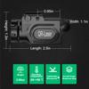 QR-Laser 1200 Lumens Tactical Weapon Mount Light for Handgun with Picatinny Rail, Premium LED Flashlight Type-C Rechargeable with Strobe Function for Pistol Handgun Glock Rifles view 4
