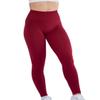 AUROLA Workout Leggings for Women Seamless Scrunch Tights Tummy Control Gym Fitness Girl Sport Active Yoga Pants (M, Deep Red) view 4