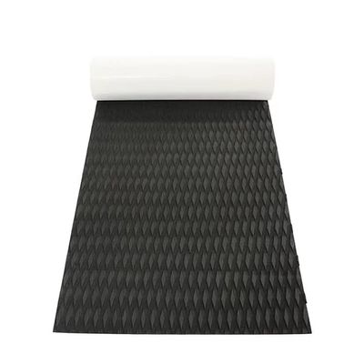 LLBB Black Diamond EVA Foam Faux Teak Decking Sheet for Boat Yacht Non-Slip and Self-Adhesive Boat Flooring Pad (L,6mm)
