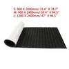 LLBB Black Diamond EVA Foam Faux Teak Decking Sheet for Boat Yacht Non-Slip and Self-Adhesive Boat Flooring Pad (L,6mm) view 2