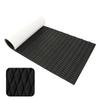 LLBB Black Diamond EVA Foam Faux Teak Decking Sheet for Boat Yacht Non-Slip and Self-Adhesive Boat Flooring Pad (L,6mm) view 3