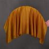Silk Dance Fan Yellow White Gradient Belly Dance Fan Two Layers Jiaozhou Yanko Long Silk Veil Double Side Color 31cm 40cm 1pcs Right 1pcs Left view 4