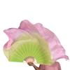 Light Green/Yellow/Pink Gradient Color 16"-34" 1 Pair 100% Silk Bamboo Long Fan Belly Dance Semicircular Veil 86m(36 50cm) 1pcs Right 1pcs Left view 2