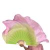 Light Green/Yellow/Pink Gradient Color 16"-34" 1 Pair 100% Silk Bamboo Long Fan Belly Dance Semicircular Veil 56cm(36 20cm) 1pcs Right 1pcs Left view 2
