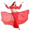 Peri Muwashahat Bellydance Kostum Saidi Gaun Baladi Galabeya Fallahi Abaya Tari Oriental Maxi 5 Piece Set Acara Pakaian Green S view 2
