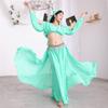 Peri Muwashahat Bellydance Kostum Saidi Gaun Baladi Galabeya Fallahi Abaya Tari Oriental Maxi 5 Piece Set Acara Pakaian Green S view 4