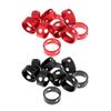 10pcs Tent Lock Awning Cord Rope Fastener Guy Line Runner Tensioners Tightener Ferrule Ring Shape Red view 3