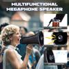 MyMealivos Portable Megaphone Bullhorn 20 Watt Power Megaphone Speaker Voice and Siren/Alarm Modes with Volume Control and Strap (Black) view 3