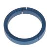 asky 1pcs Titanium Round Carabiner Push Gate Snap Open Hook Spring Buckle Camping (22mm Blue) view 1