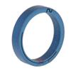 asky 1pcs Titanium Round Carabiner Push Gate Snap Open Hook Spring Buckle Camping (22mm Blue) view 4