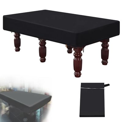8 Foot Billiard Pool Table Cover, Waterproof&Tearproof Cover for Pool Table with Storage Bag, Indoor Outdoor All Season Sun Rain Snow Dust Protection Snooker Table Covers