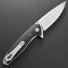 Eafengrow EF972 Folding Knife, D2 Steel Blade Micarta Handle Pocket Knife Folder for Outdoor Camping Hiking Working EDC Tool Knife(Black) view 3