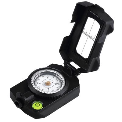 Feilx Military Sighting Compass,Compass Portable Compass, High Precision Fluorescent Night Vision Design, Outdoor Adventure Geological Survey Compass Durable
