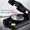 Feilx Military Sighting Compass,Compass Portable Compass, High Precision Fluorescent Night Vision Design, Outdoor Adventure Geological Survey Compass Durable view 3