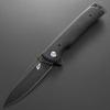 Eafengrow EF973 Folding Knife, D2 Steel Blade Micarta Handle Scale Pocket Knife Folder for Working Camping Hiking EDC Tool Knife(black) view 2