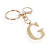 LAXPICOL Gold Keychain Letter G Keychains for Women Men Bag Charms Purse Charms For Handbags Metal Alphabet Initial Letter Key Ring Keychain view 1