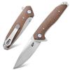 Eafengrow EF972 Folding Knife, D2 Steel Blade Micarta Handle Pocket Knife Folder for Outdoor Camping Hiking Working EDC Tool Knife(Brown) view 1