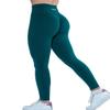 AUROLA Workout Leggings for Women Seamless Scrunch Tights Tummy Control Gym Fitness Girl Sport Active Yoga Pants (XL, Deep Teal) view 3