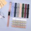4 Pack Bands for Fitbit Luxe Bands, Soft Silicone Wristband Replacement Strap for Fitbit Luxe/Luxe Special Edition Fitness Tracker Women Men (Small, Black/Wine Red/Navy Blue/Grey) view 2