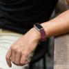 4 Pack Bands for Fitbit Luxe Bands, Soft Silicone Wristband Replacement Strap for Fitbit Luxe/Luxe Special Edition Fitness Tracker Women Men (Small, Black/Wine Red/Navy Blue/Grey) view 4