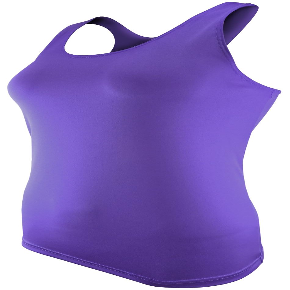 Epic Women's Racerback Tagless Stretch Tank Top Purple XS