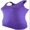 Epic Women's Racerback Tagless Stretch Tank Top Purple XS view 1