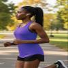 Epic Women's Racerback Tagless Stretch Tank Top Purple XS view 2