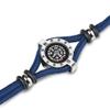 Feilx Compass Titanium Steel Bracelet Rope Adventure Climbing Compass Ornaments Jewelry Outdoors Camping Hiking Wild Navigation Tool (Color : B) view 1