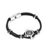 Feilx Compass Titanium Steel Bracelet Rope Adventure Climbing Compass Ornaments Jewelry Outdoors Camping Hiking Wild Navigation Tool (Color : B) view 4