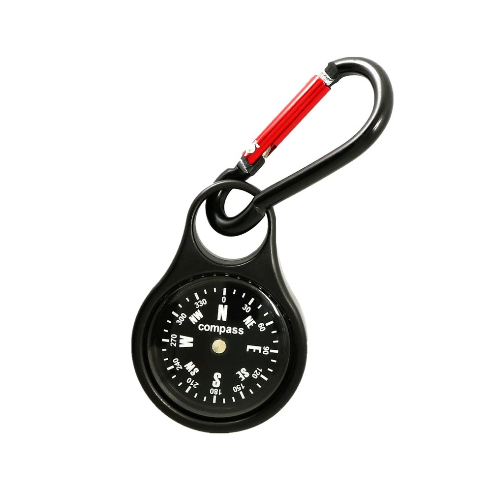 Feilx Portable Outdoor Navigation Compass Tools, for Camping, Hiking and Other Outdoor Activities Durable,Meet Different Needs Design Waterproof Carabiner Outdoor Compass
