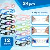 Konohan 24 Pack Swim Goggles Bulk for Kids adult Pool Goggles Anti Fog Silicone No Leak Swimming Glasses for Men Women Youth(Bright Color) view 2