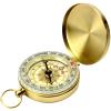 Feilx Compass Retro Compass, Portable Compass, Fluorescent Glow Design, Outdoor Navigation Compass Tools for Camping Hiking Riding Durable view 1