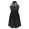 Yhong Girls Modern Dance Costumes Sleeveless Leotards Dress Ballet Ballet Dance Outfits for Stage Performance Black 6 Years view 2
